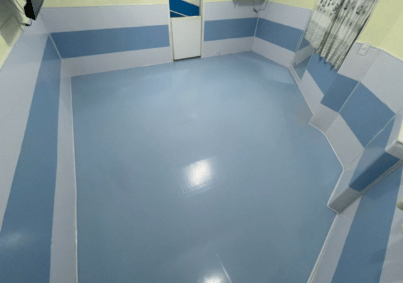 Piso Para Berçário - Baby Piso Azul Bebê e Branco