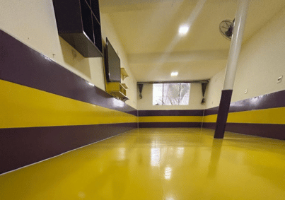 Piso Para Berçário - Baby Piso Amarelo e Roxo