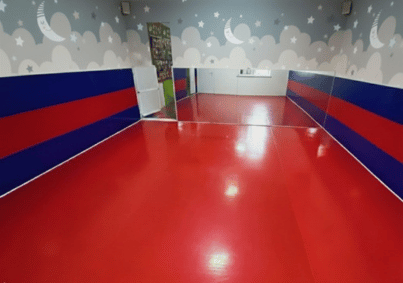 Piso Para Berçário - Baby Piso Vermelho e Azul