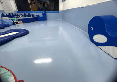 Piso Para Berçário - Baby Piso Azul Bebê