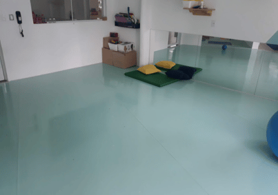 Piso Para Berçário - Baby Piso Verde Agua