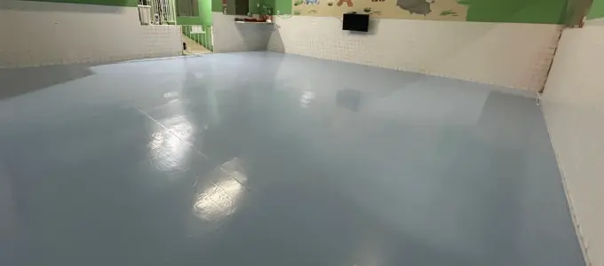 PIso Para Berçário Baby PIso Azul e Branco