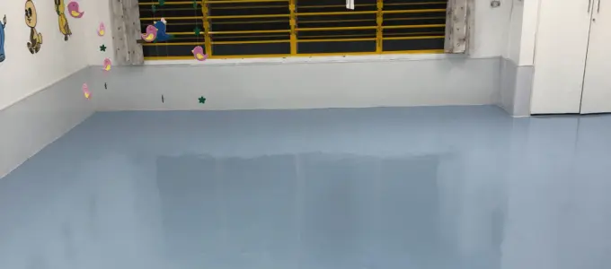 PIso Para Berçário Baby PIso - Azul Bebê e Branco